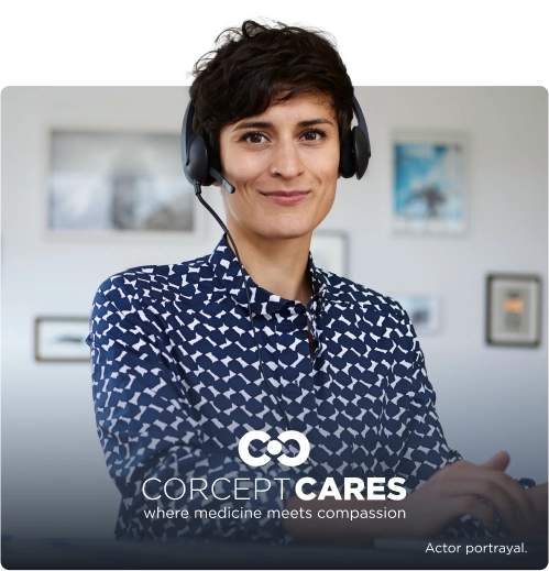 Corcept Cares patient advocate.